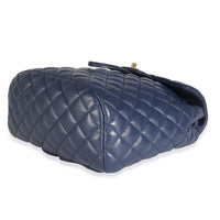 Chanel Navy Quilted Lambskin Small Urban Spirit Backpack Handbag av