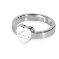 Gucci Trademark Heart Fashion Ring in  Sterling Silver