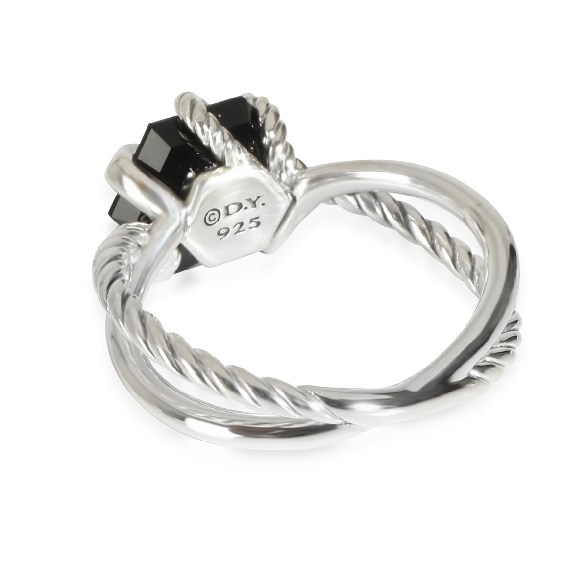 Cable Wrap Ring in  Sterling Silver 0.1 CTW