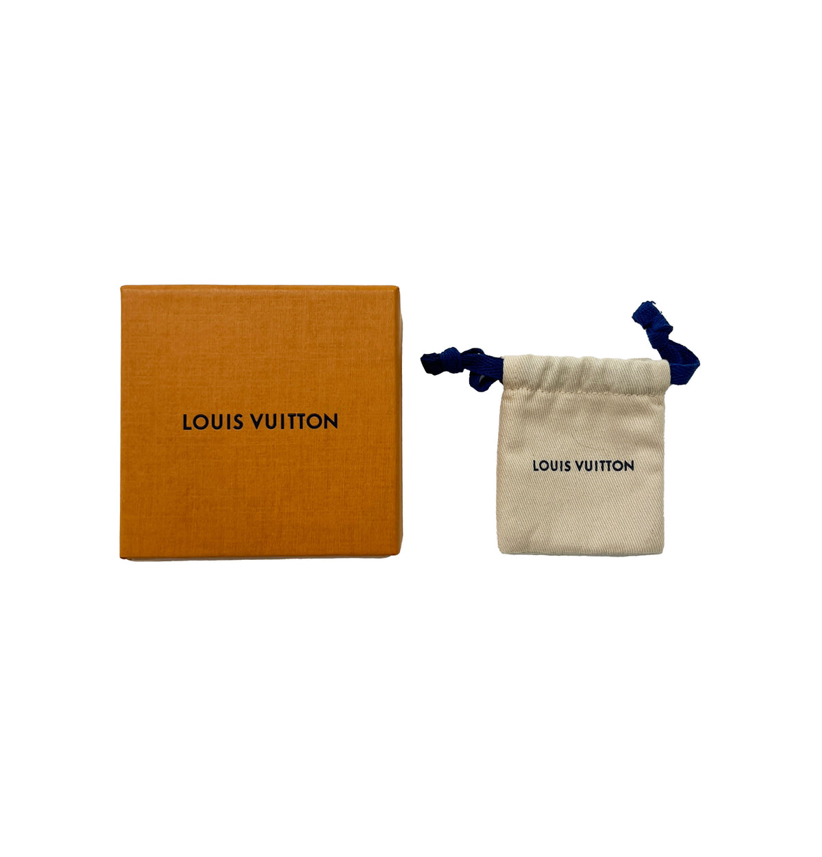 Louis Vuitton Louise Gold Hoop Earrings