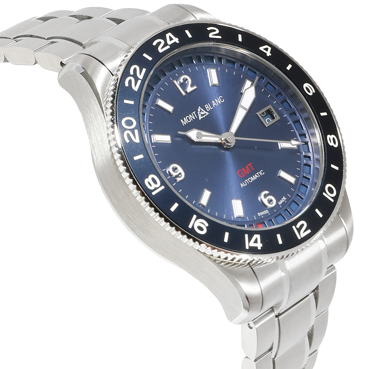 1858 GMT 129616 Mens Watch in Stainless Steel and Titanium