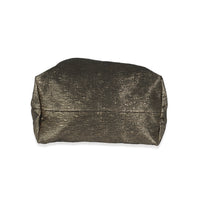 Metallic Gold Jacquard Double Jeu Tote