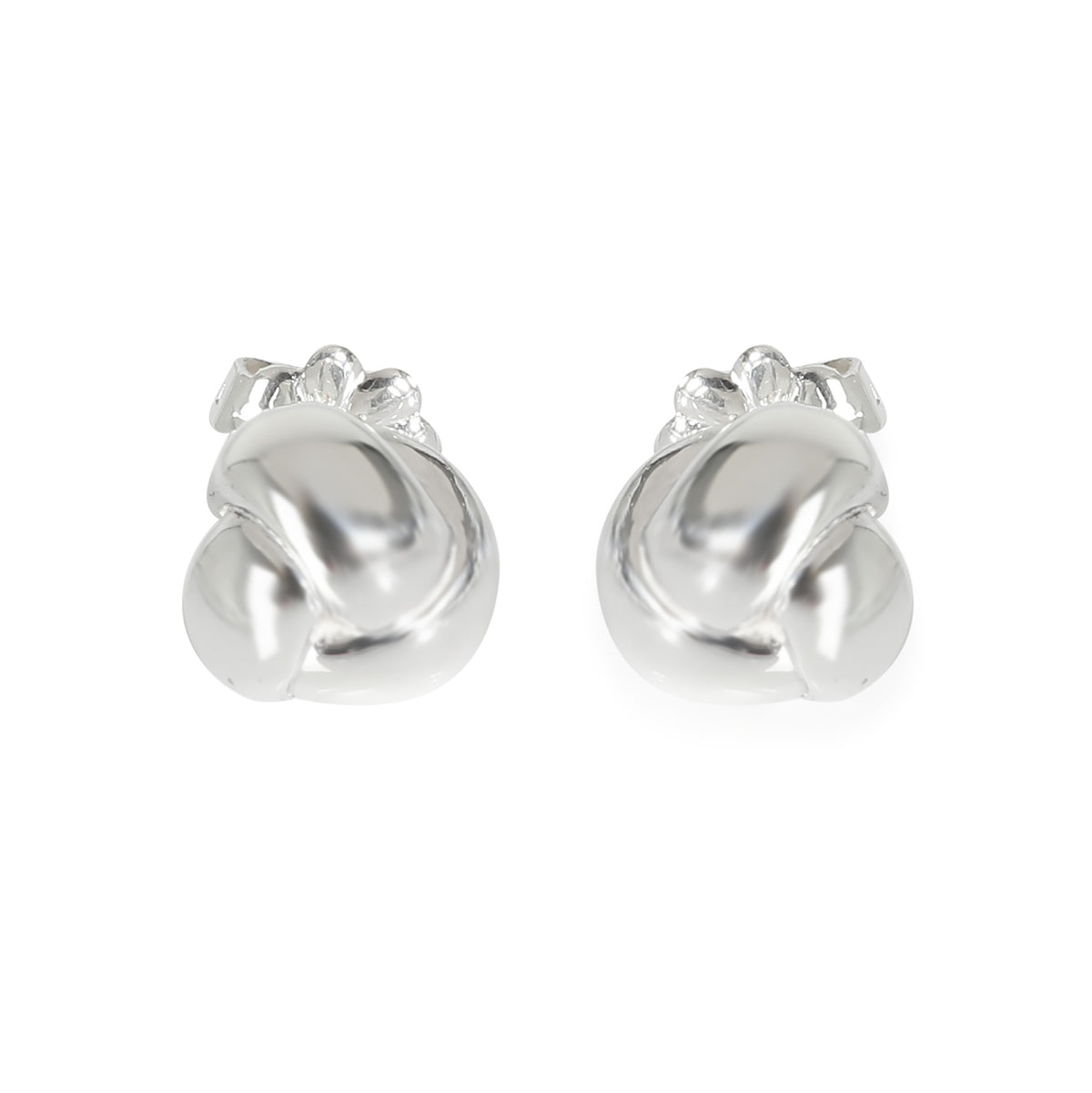 Vintage Knot Stud Earring in  Sterling Silver