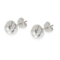 Vintage Knot Stud Earring in  Sterling Silver