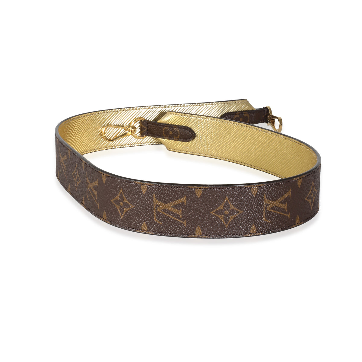 Louis Vuitton Gold Epi Monogram Canvas Bandouliere Strap