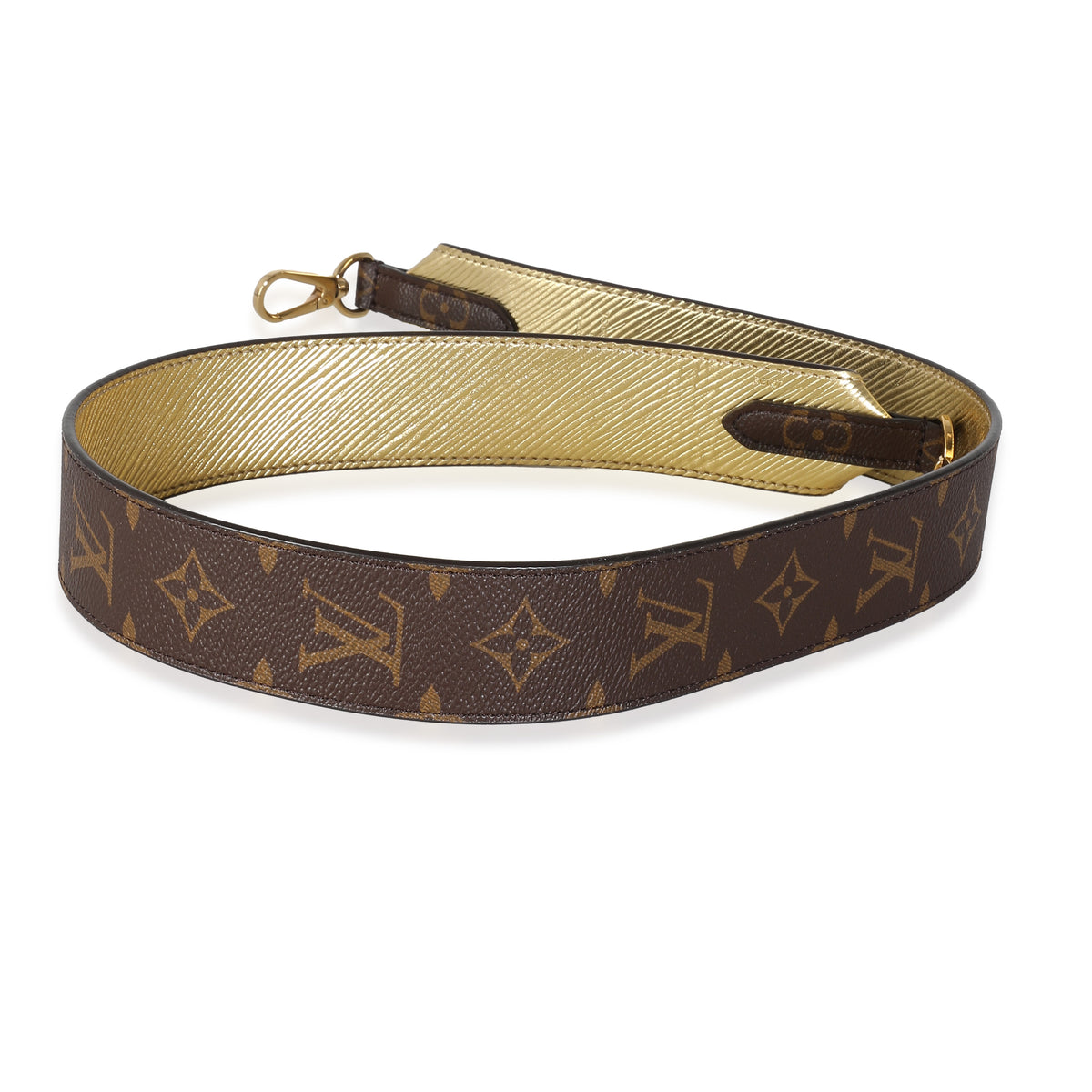 Louis Vuitton Gold Epi Monogram Canvas Bandouliere Strap