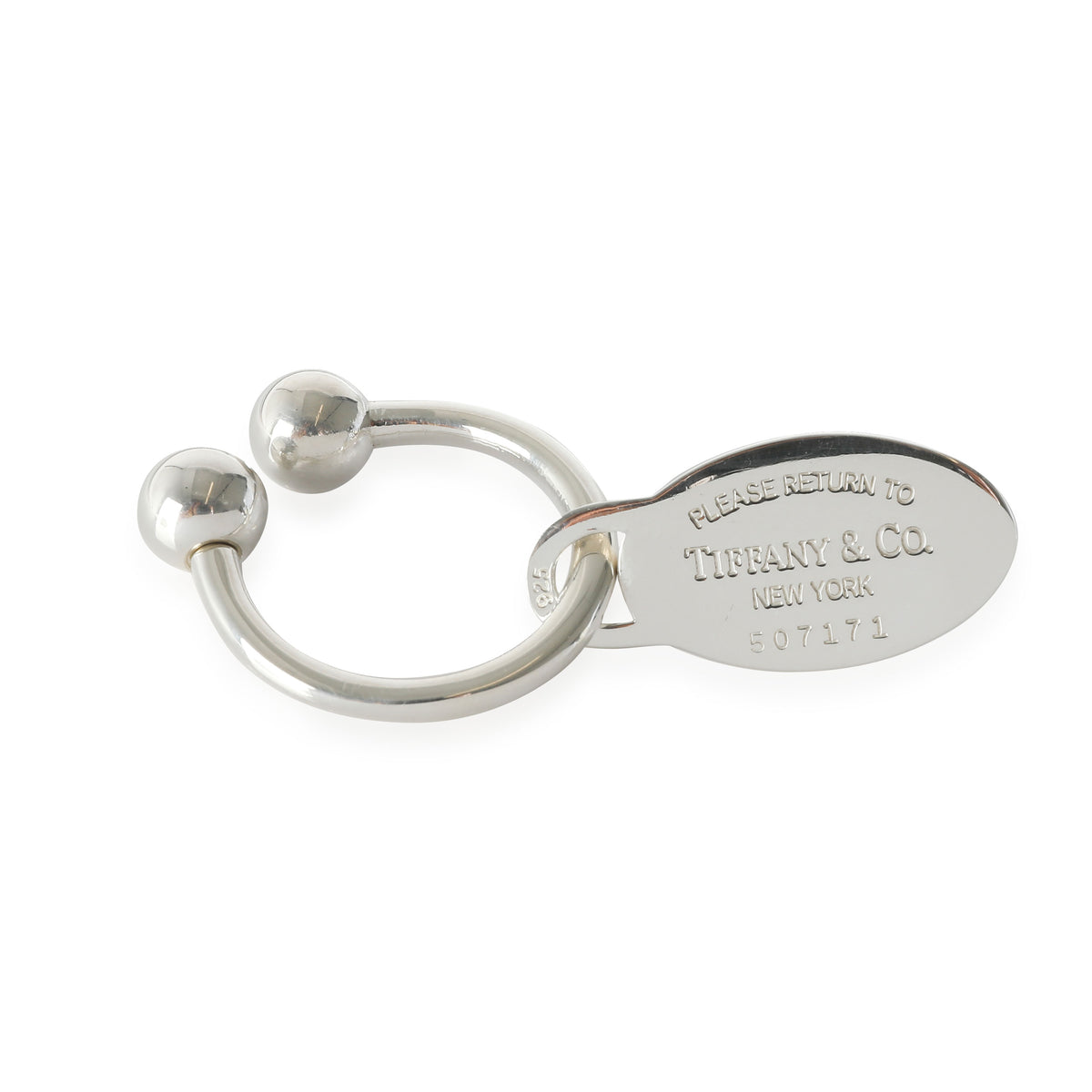 Return To Tiffany Key Ring in  Sterling Silver