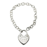 Return To Tiffany Love Lock Bracelet in Sterling Silver