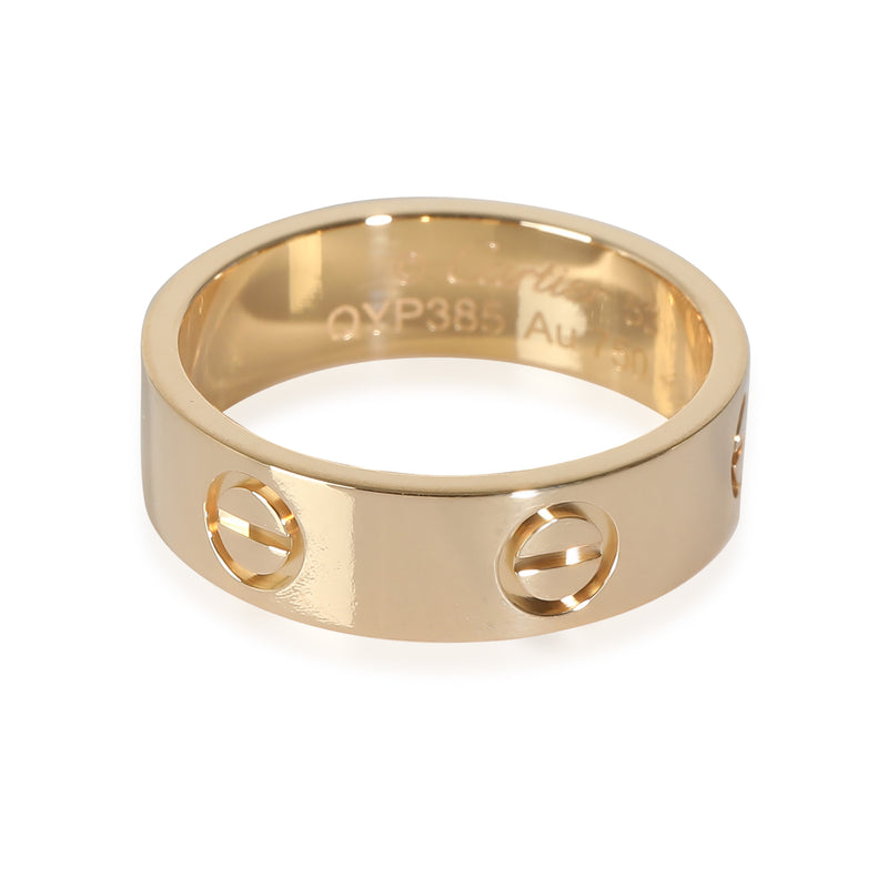 Love Band in 18k Yellow Gold