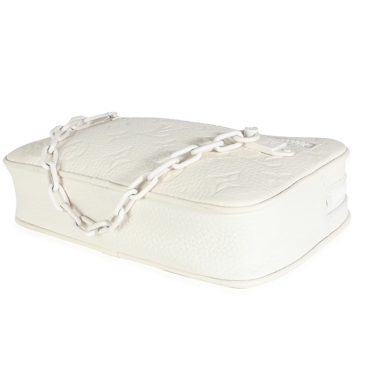 Louis Vuitton White Monogram Taurillon Pochette Volga Handbag box