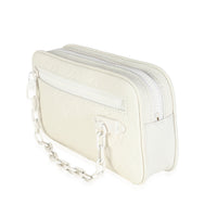 White Monogram Taurillon Pochette Volga