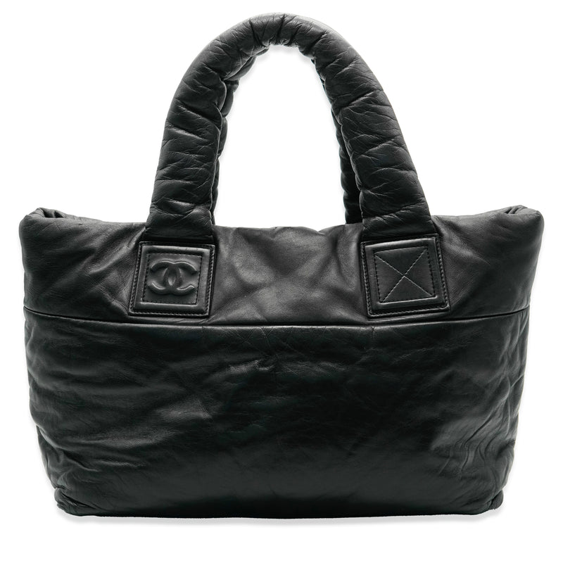 Black Lambskin Small Coco Cocoon Reversible Tote