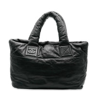 Black Lambskin Small Coco Cocoon Reversible Tote