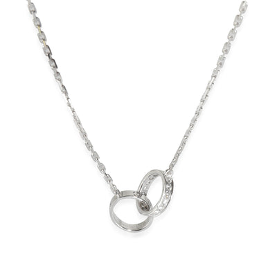 Love Necklace, Diamonds (White Gold)