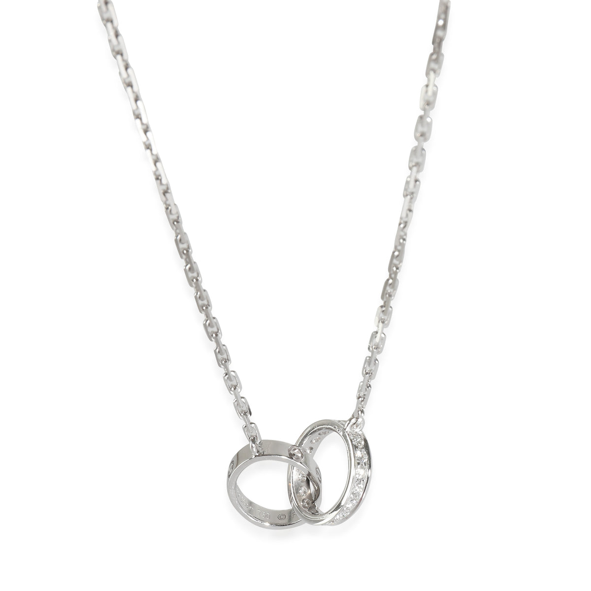 Love Necklace, Diamonds (White Gold)