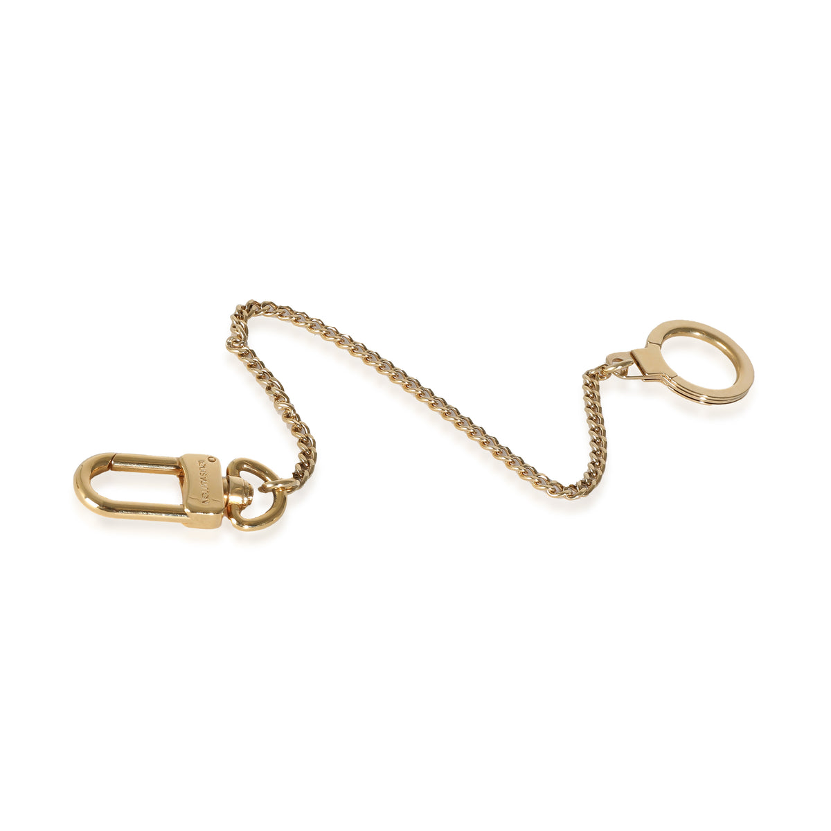 Louis Vuitton Gold Metal Bag Extender Key Chain