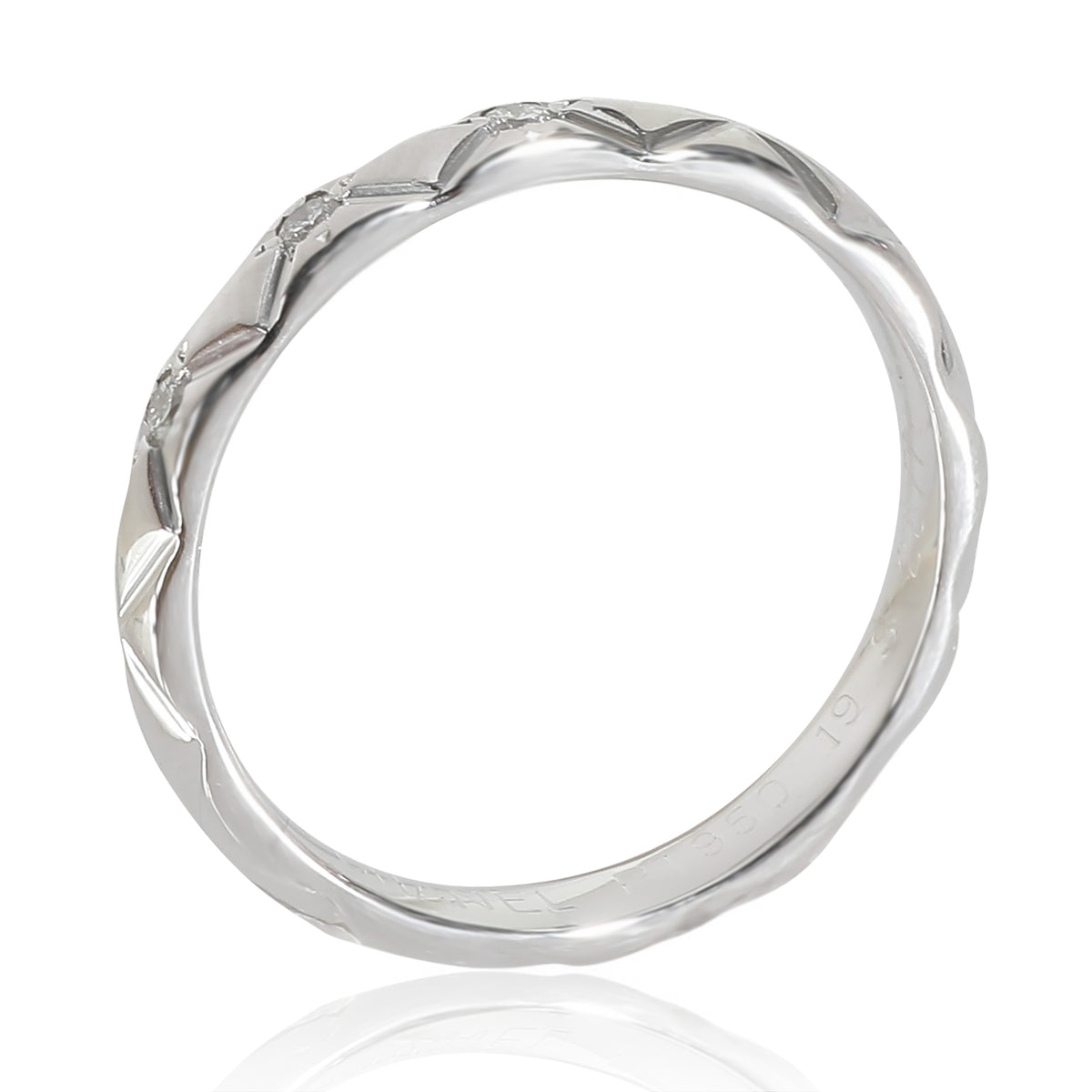 Coco Crush Band in  Platinum 0.04 CTW