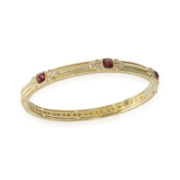 La Petite Tourmaline Diamond Bangle in 18k Yellow Gold 0.3 CTW