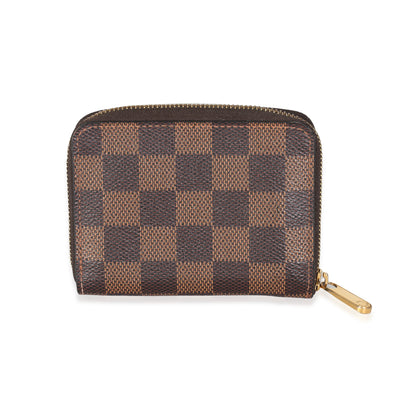 Damier Ebene Canvas Zippy Coin Purse