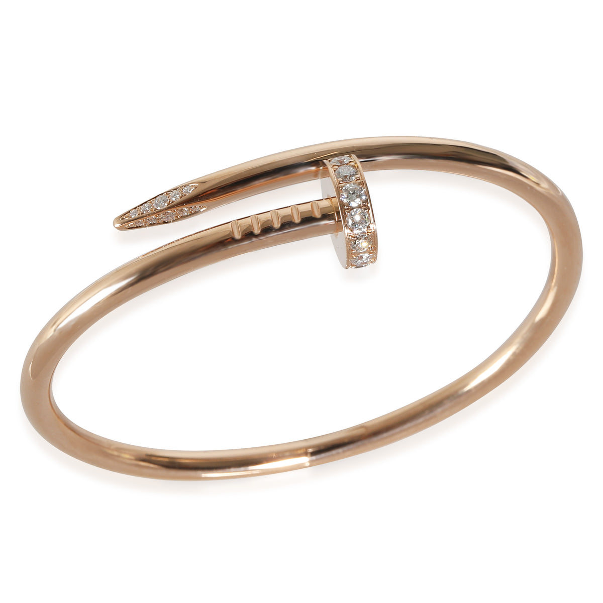 Juste Un Clou Bracelet, Diamonds (Rose Gold)