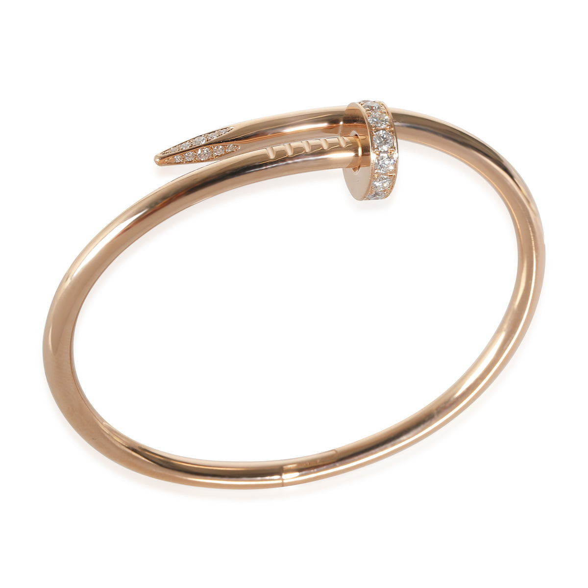 Juste Un Clou Bracelet, Diamonds (Rose Gold)