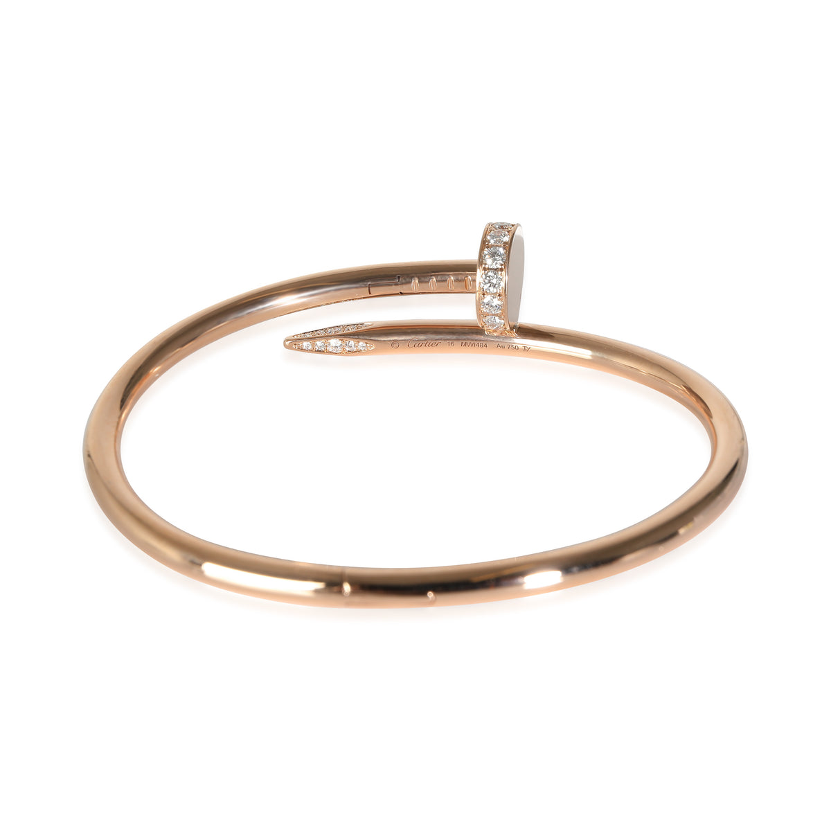 Juste Un Clou Bracelet, Diamonds (Rose Gold)