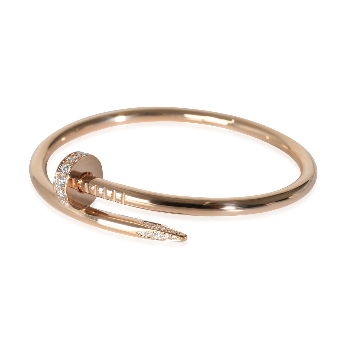 Juste Un Clou Bracelet, Diamonds (Rose Gold)