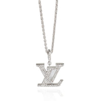 Idylle Blossom Pendant in 18k White Gold 0.3 CTW