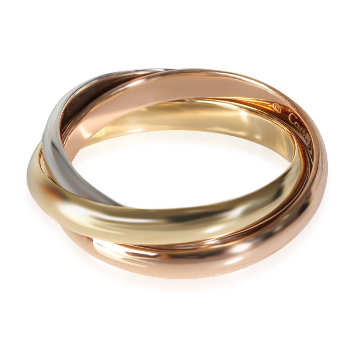 Trinity Ring in 18k 3 Tone Gold