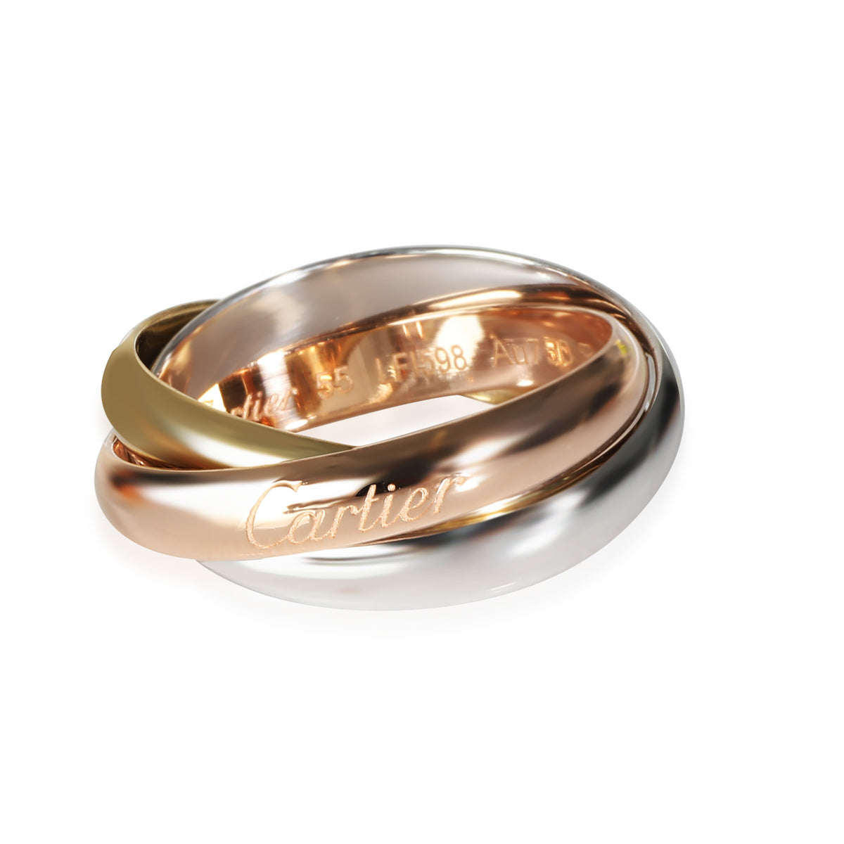 3 Ringe Cartier Trinity Ring in 18k 3 Tone Gold | myGemma | Item #138780