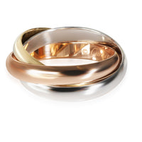 Trinity Ring in 18k 3 Tone Gold