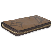 Reverse Monogram Canvas Giant Zippy Wallet