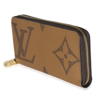 Reverse Monogram Canvas Giant Zippy Wallet