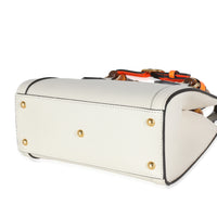 Mystic White Wonka Grain Calfskin Mini Diana Tote