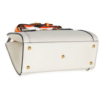 Mystic White Wonka Grain Calfskin Mini Diana Tote