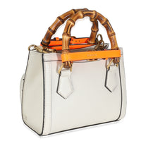 Mystic White Wonka Grain Calfskin Mini Diana Tote