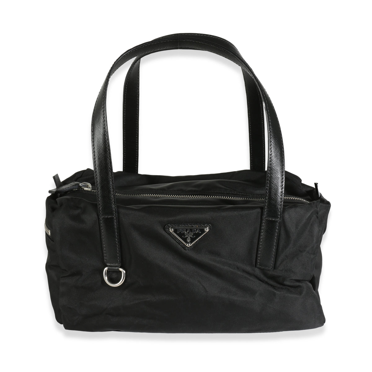 Vintage Prada Hand Bag Black Nylon Authentic Y2K Vintage Prada