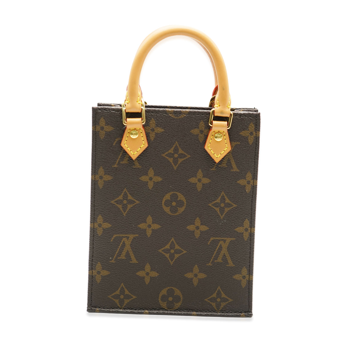 Brown Monogram Canvas Petit Sac Plat