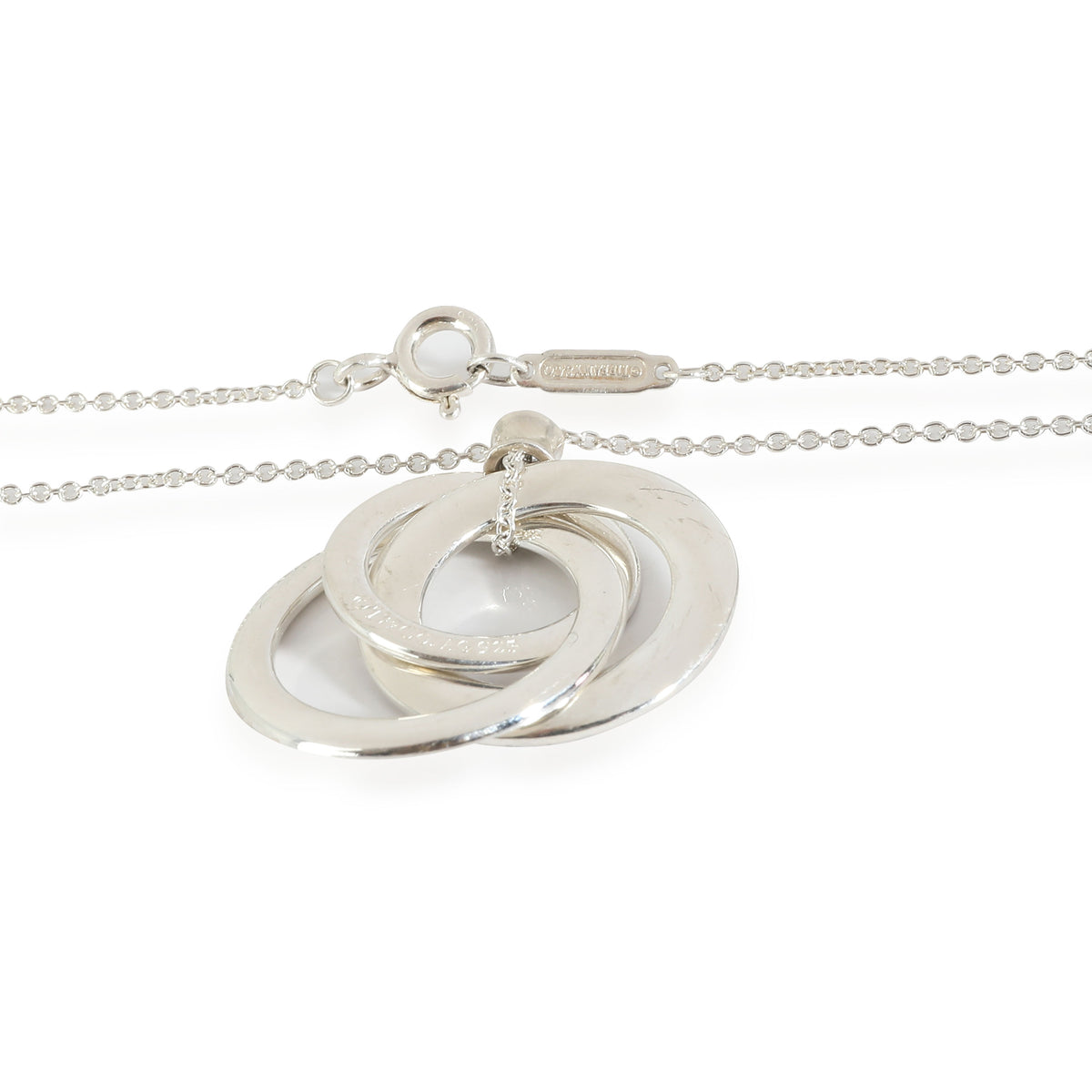 1837 Interlocking Circle Pendant in  Sterling Silver