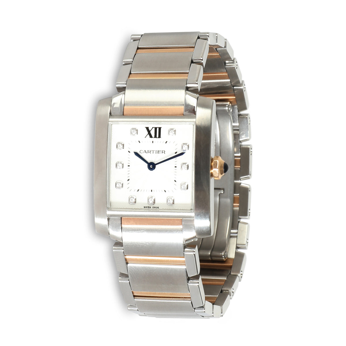 Tank Francaise de Cartier WE110004 Unisex Watch in 18kt Stainless Steel/