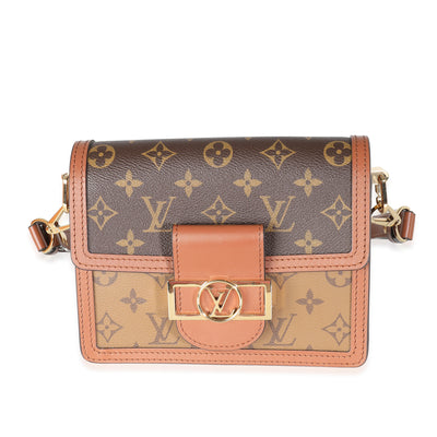 Reverse Monogram Canvas Mini Dauphine