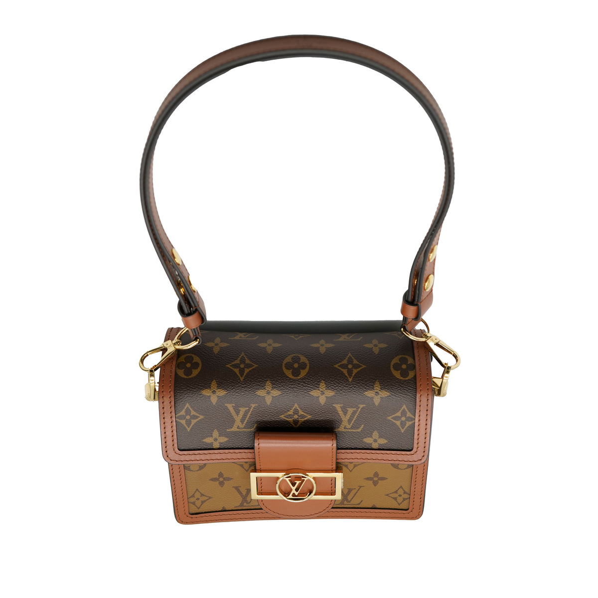 Reverse Monogram Canvas Mini Dauphine