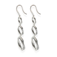 Infinity Triple Drop Earrings in  Sterling Silver