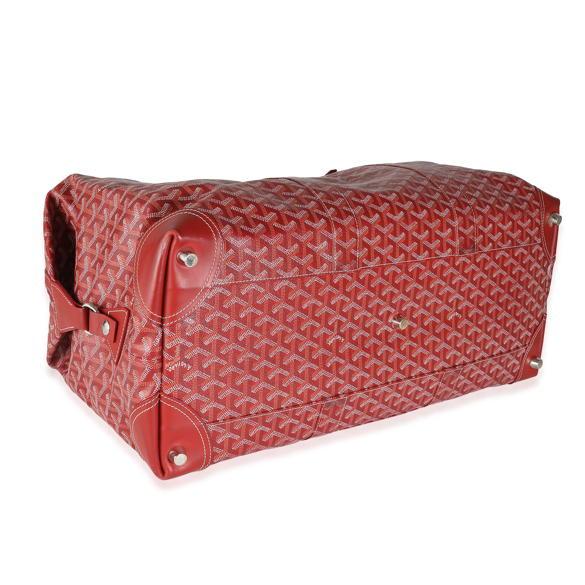 Goyard Red Goyardine Canvas Sac Boeing 55