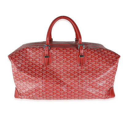 Goyard Red Goyardine Canvas Sac Boeing 55