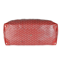 Goyard Red Goyardine Canvas Sac Boeing 55