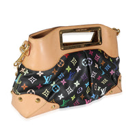 x Takashi Murakami Black Multicolor Monogram Canvas Judy MM