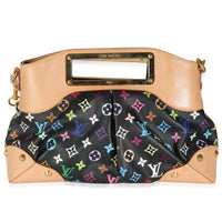 x Takashi Murakami Black Multicolor Monogram Canvas Judy MM