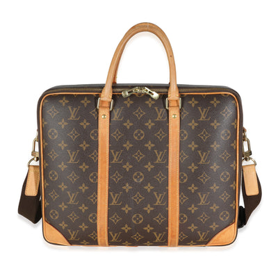 Monogram Canvas Cupertino Briefcase