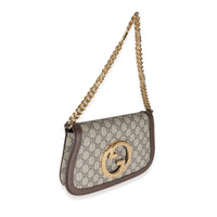 Gucci Beige GG Supreme Canvas Blondie Shoulder Bag Handbag pv